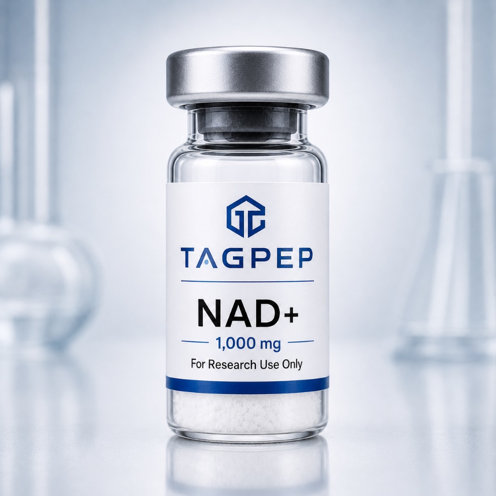 TagPep NAD+ 1,000 mg lyophilized biochemical research vial